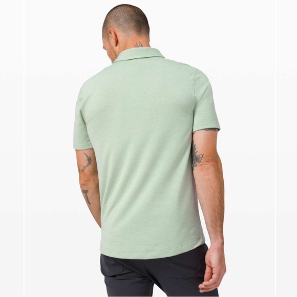 Lululemon XL Men’s Evolution Golf Casual Polo Short Sleeve Slim Fit Shirt - Picture 2 of 9